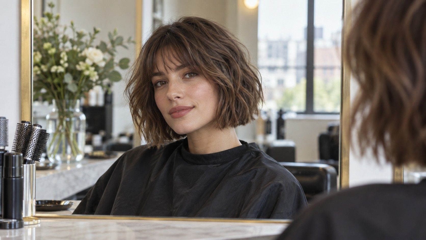 Haircuts for an oblong face